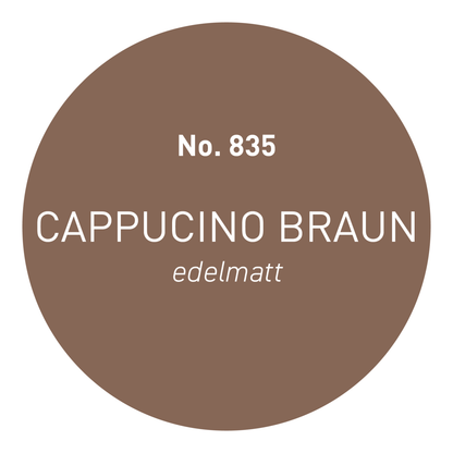 5L Wandfarbe edelmatt cappucino Braun No. 835 Design Collection - Craft Colors