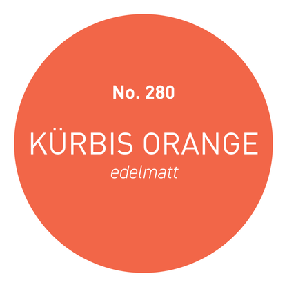 5L Wandfarbe edelmatt Kürbis Orange No. 280 Design Collection - Craft Colors