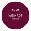 5L Wandfarbe edelmatt Weinrot No. 492 Design Collection - Craft Colors