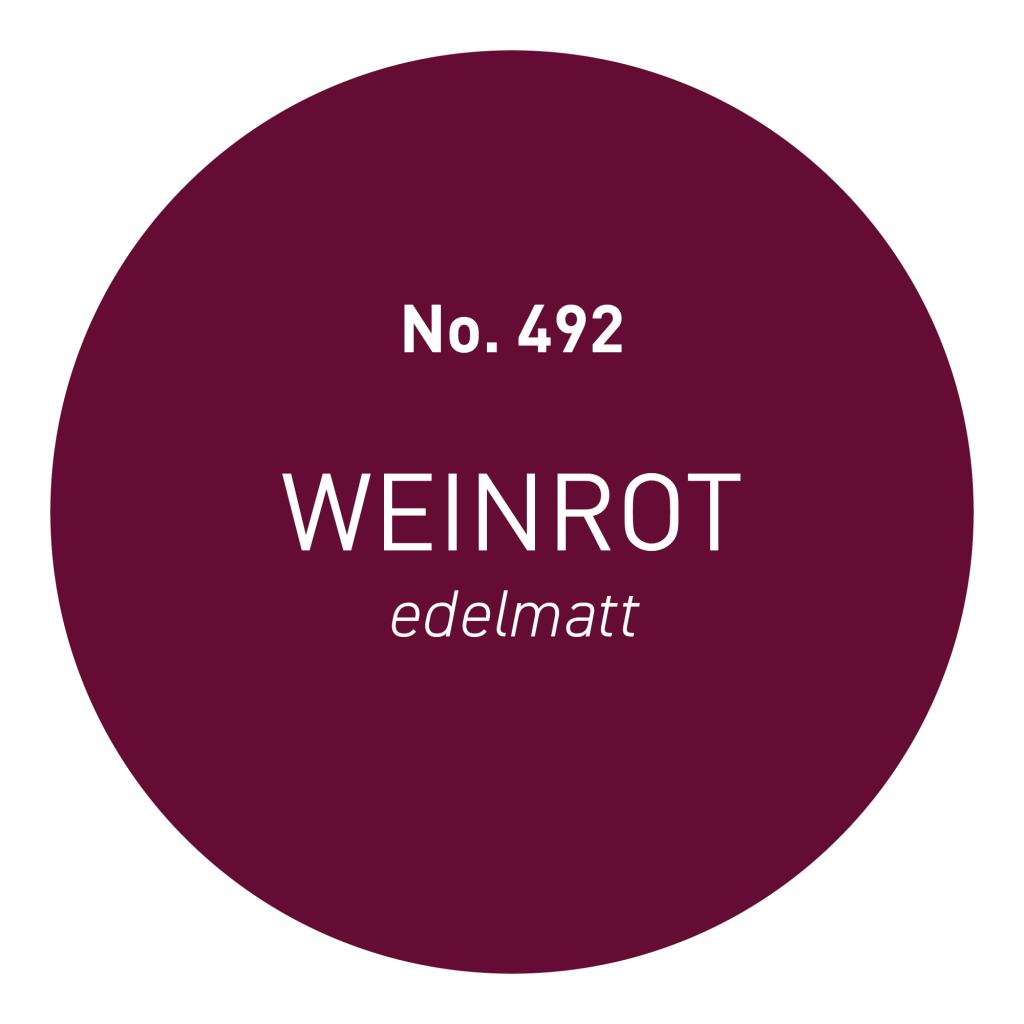 5L Wandfarbe edelmatt Weinrot No. 492 Design Collection - Craft Colors