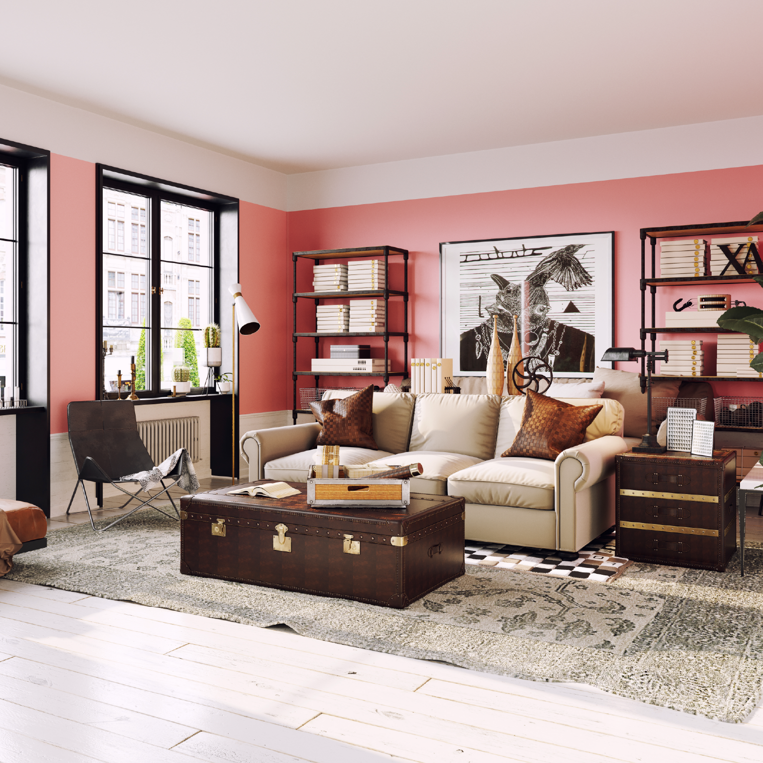 Wandfarbe edelmatt Flamingo Koralle No. 422 Design Collection 5L - Craft Colors