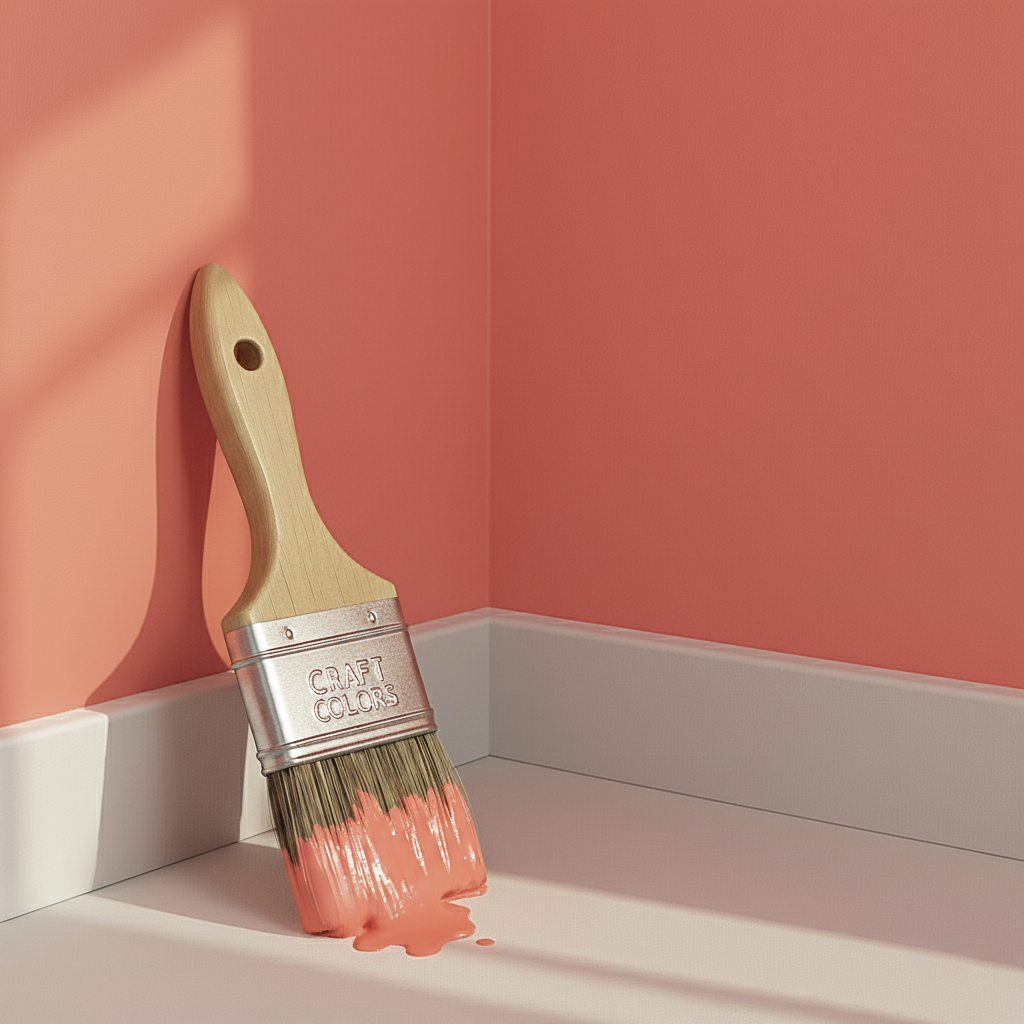 Wandfarbe edelmatt Flamingo Koralle No. 422 Design Collection 5L - Craft Colors
