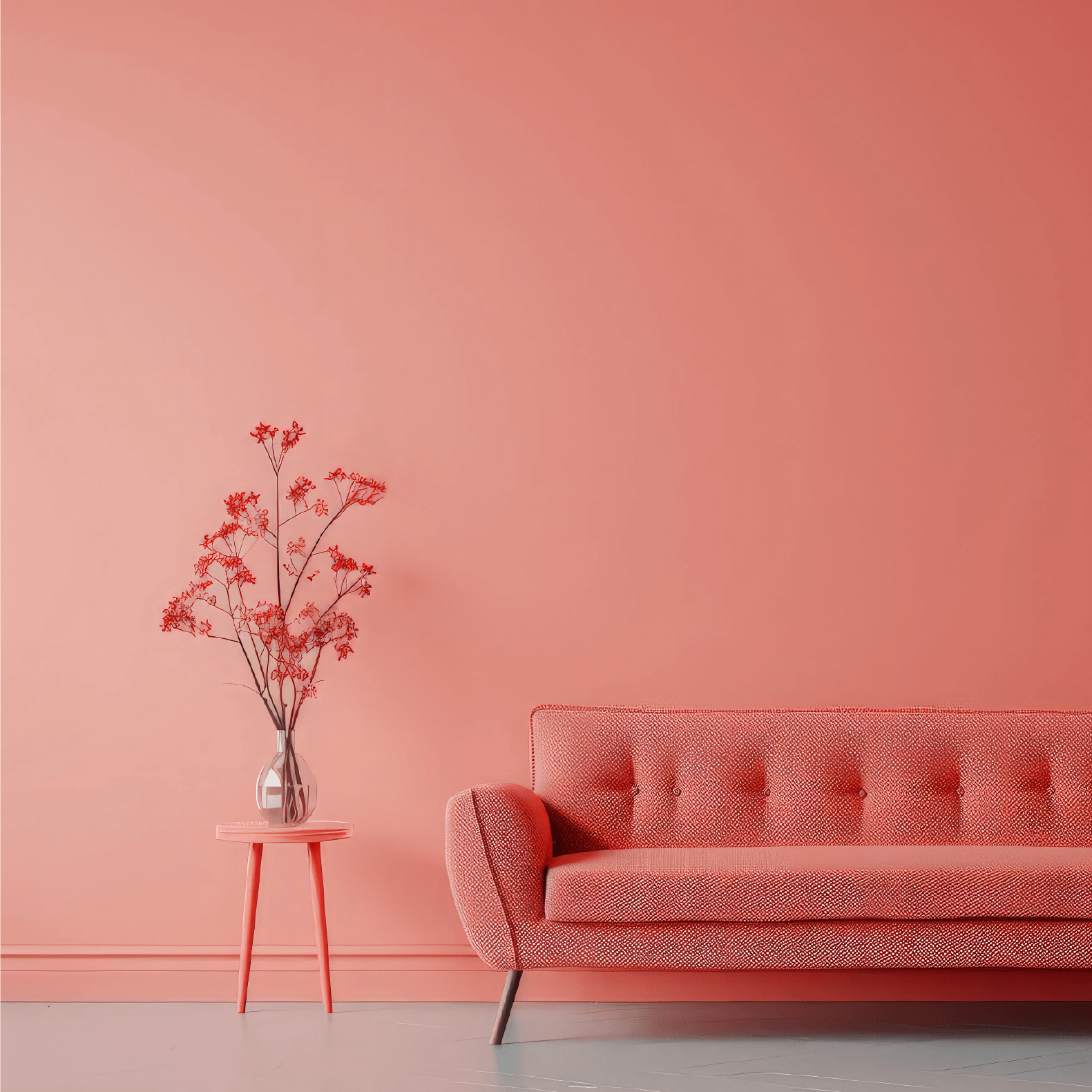Wandfarbe edelmatt Flamingo Koralle No. 422 Design Collection 5L - Craft Colors