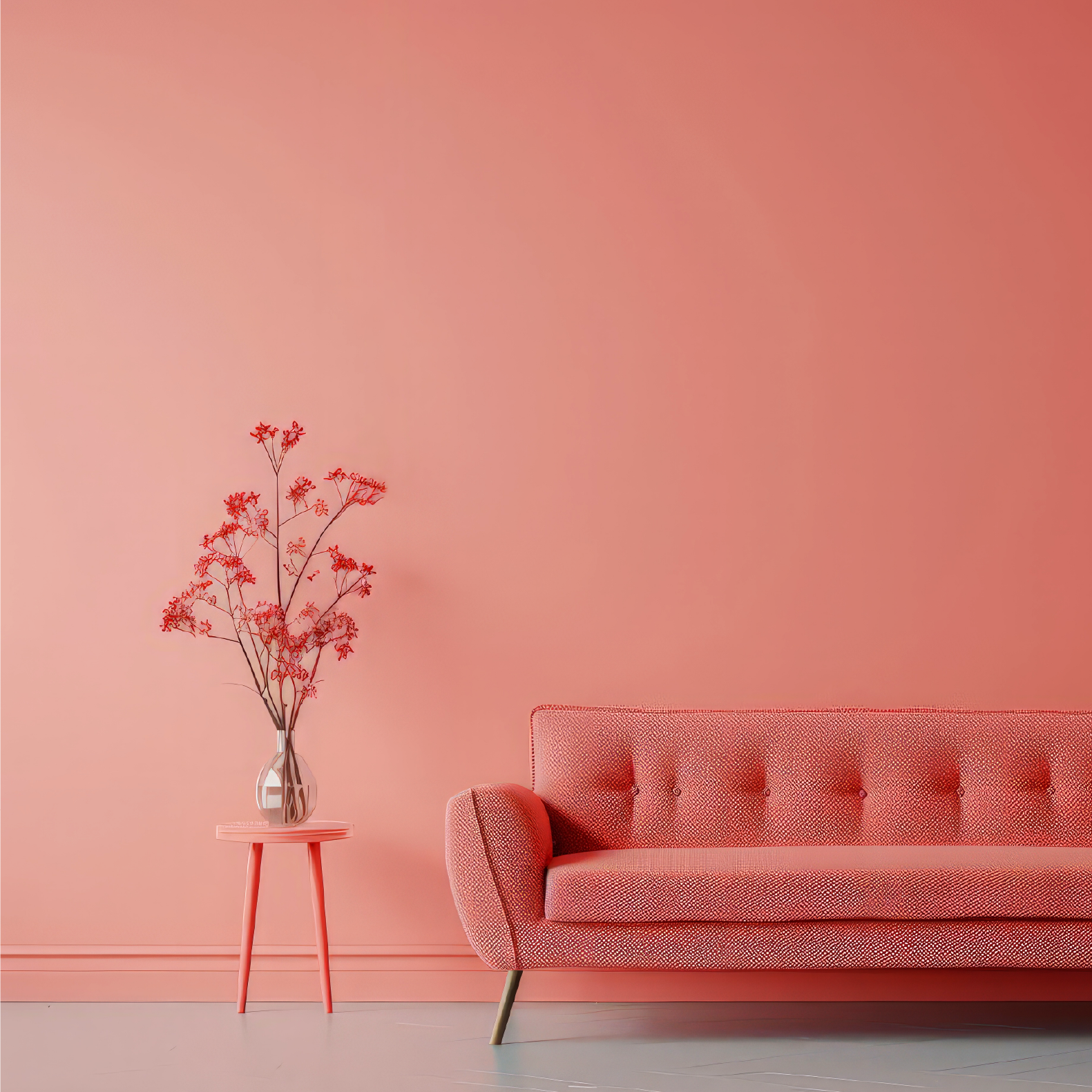 Wandfarbe edelmatt Flamingo Koralle No. 422 Design Collection 5L - Craft Colors