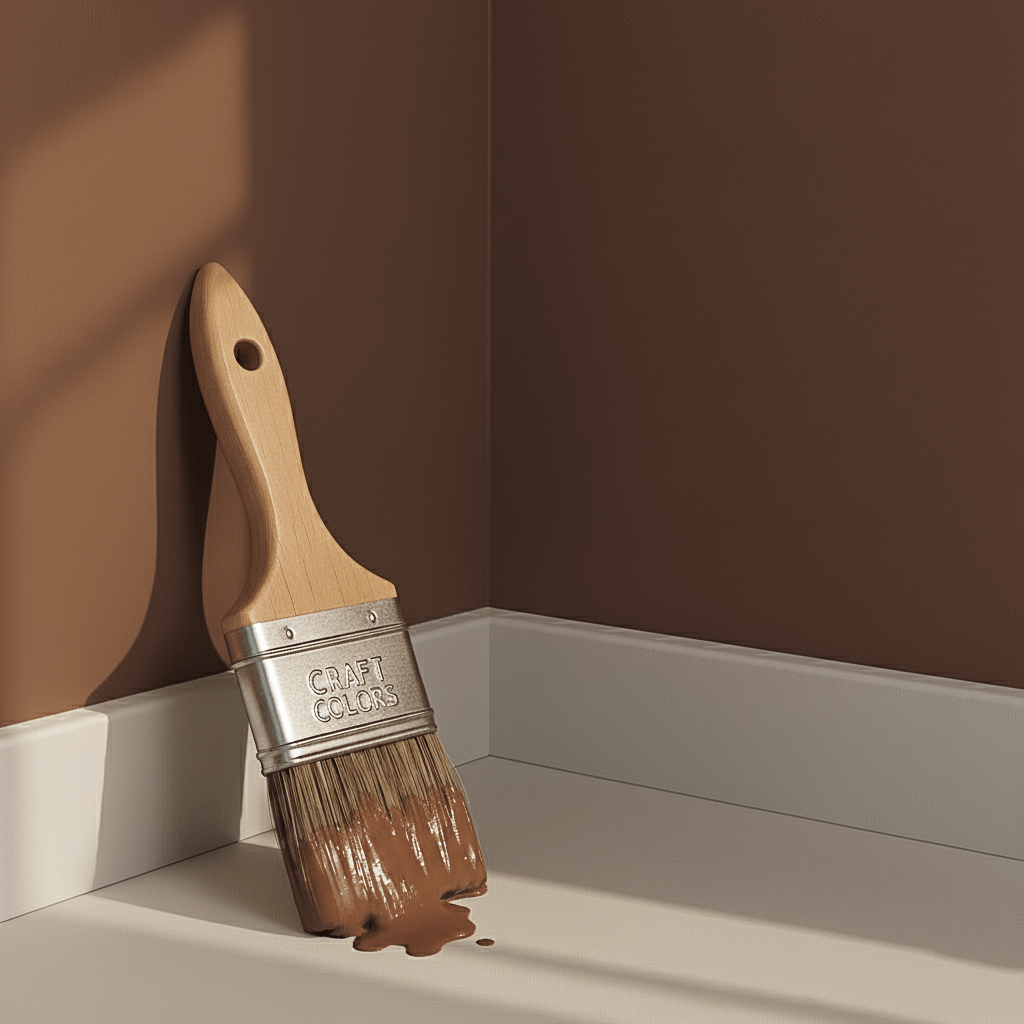 Wandfarbe edelmatt cappucino Braun No. 835 Design Collection 5L - Craft Colors