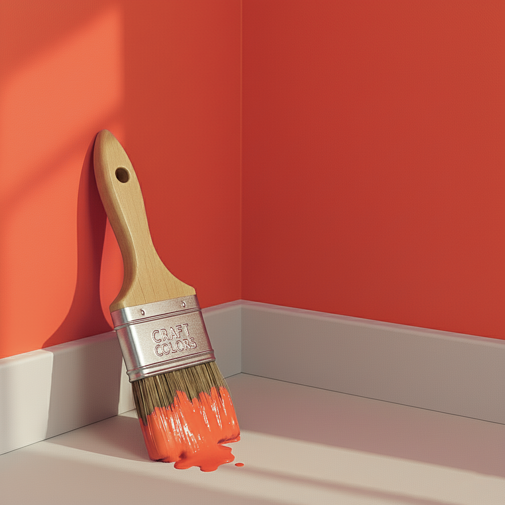 Wandfarbe edelmatt Kürbis Orange No. 280 Design Collection 5L - Craft Colors