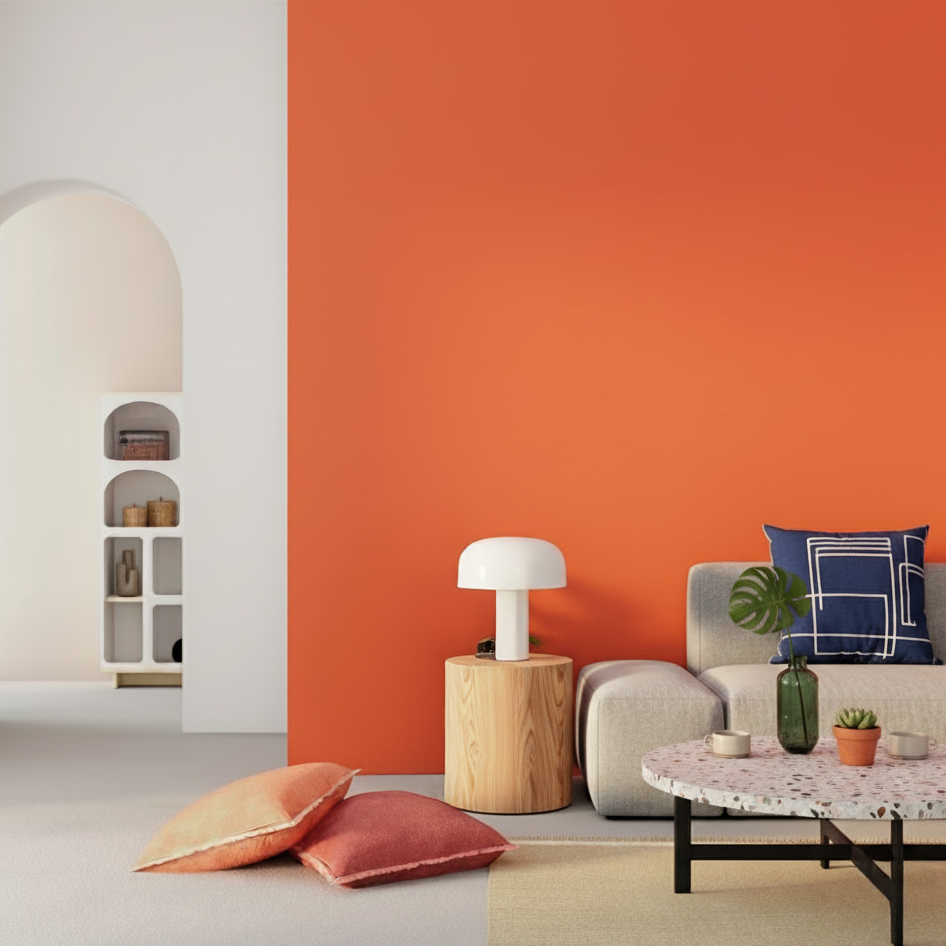 Wandfarbe edelmatt Kürbis Orange No. 280 Design Collection 5L - Craft Colors