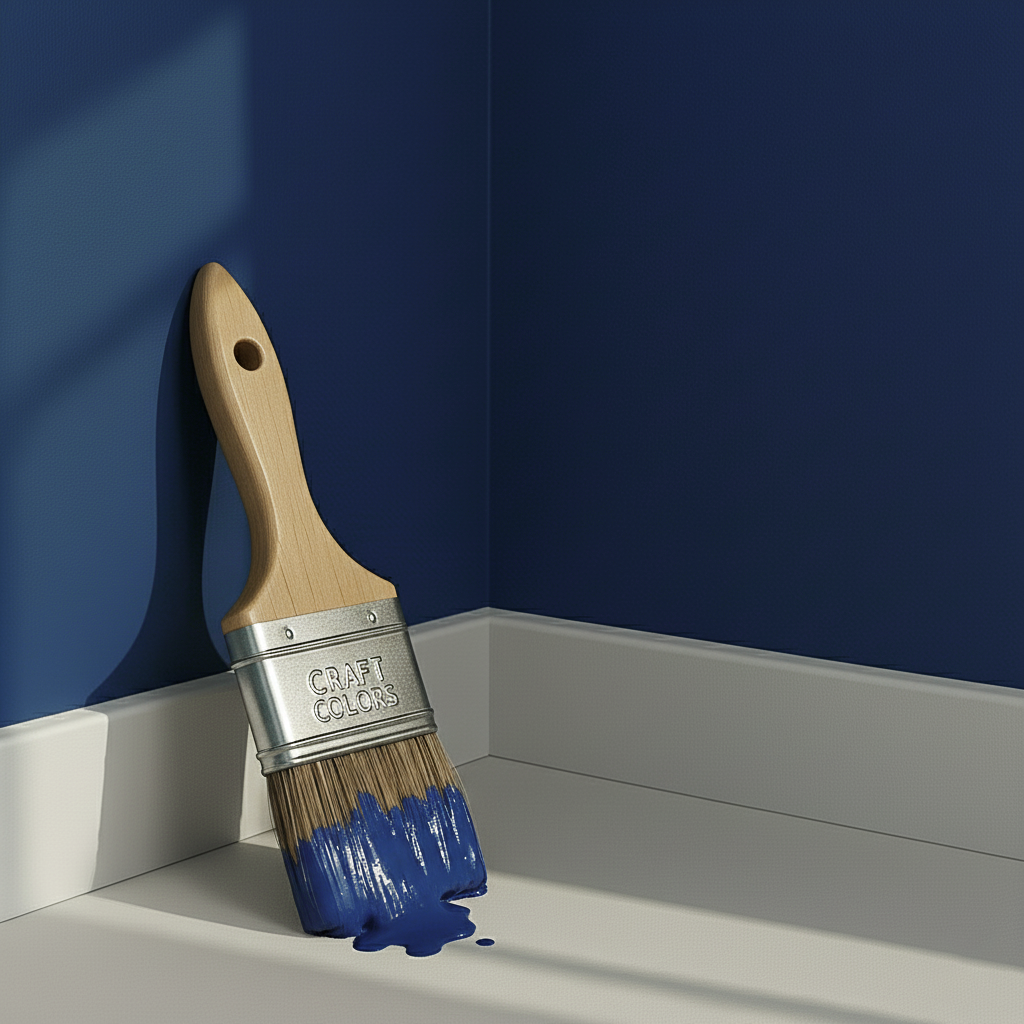 Wandfarbe edelmatt Kobaltblau No. 590 Design Collection 5L - Craft Colors