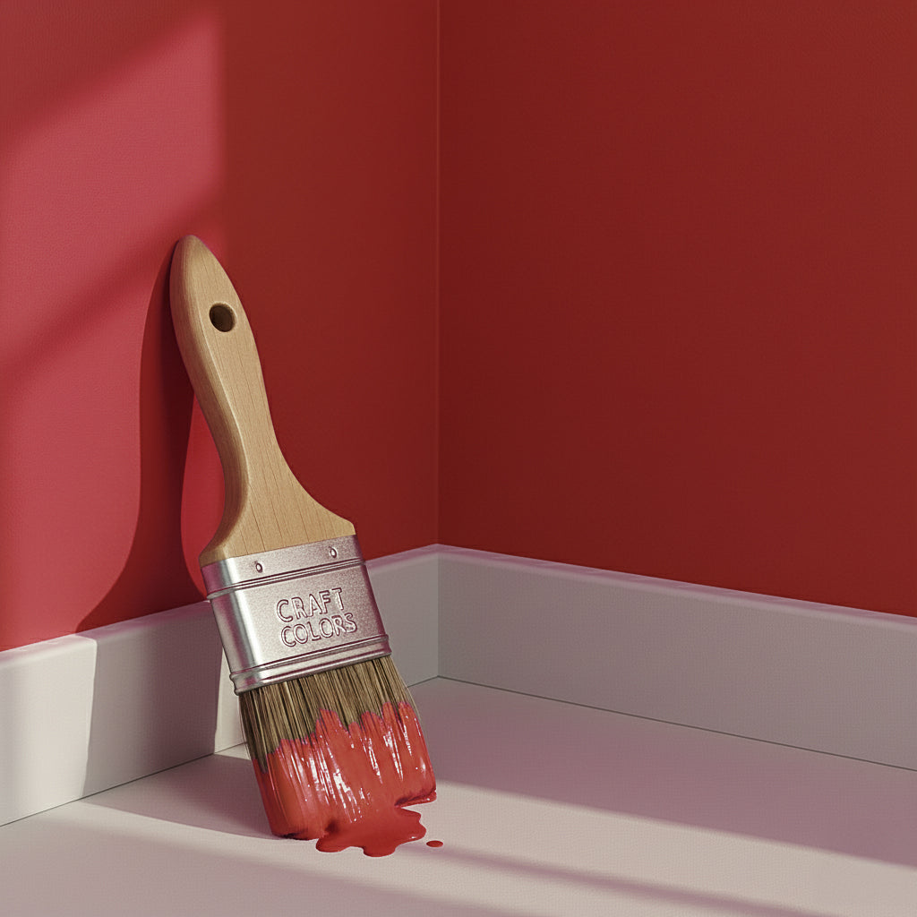 Wandfarbe edelmatt rot (Laubrot) No. 451 Design Collection 5L - Craft Colors