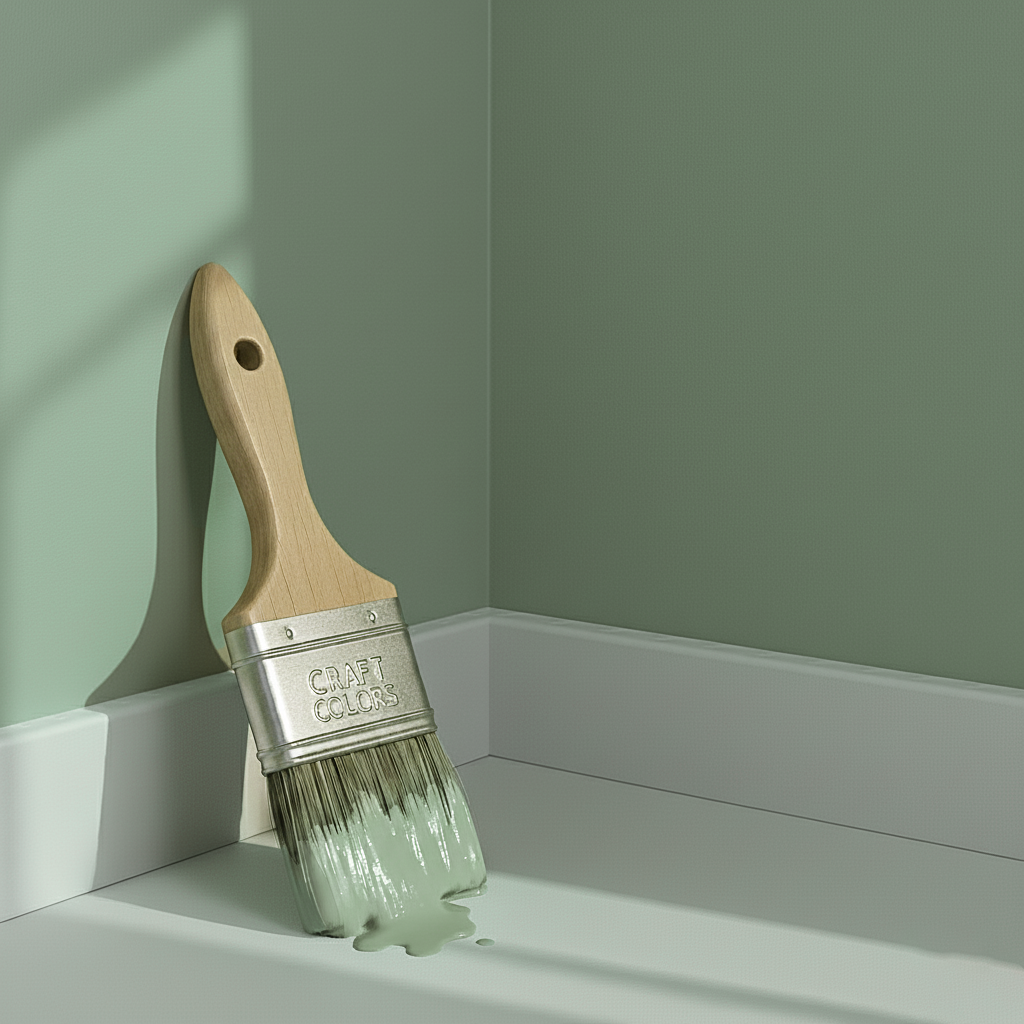 Wandfarbe edelmatt Salbeigrün No. 640 Design Collection 5L - Craft Colors