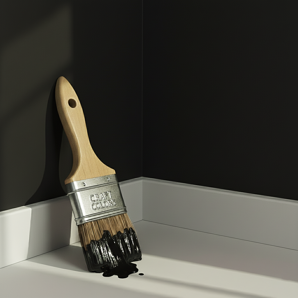 Wandfarbe edelmatt schwarz No. 995 Design Collection 5L - Craft Colors