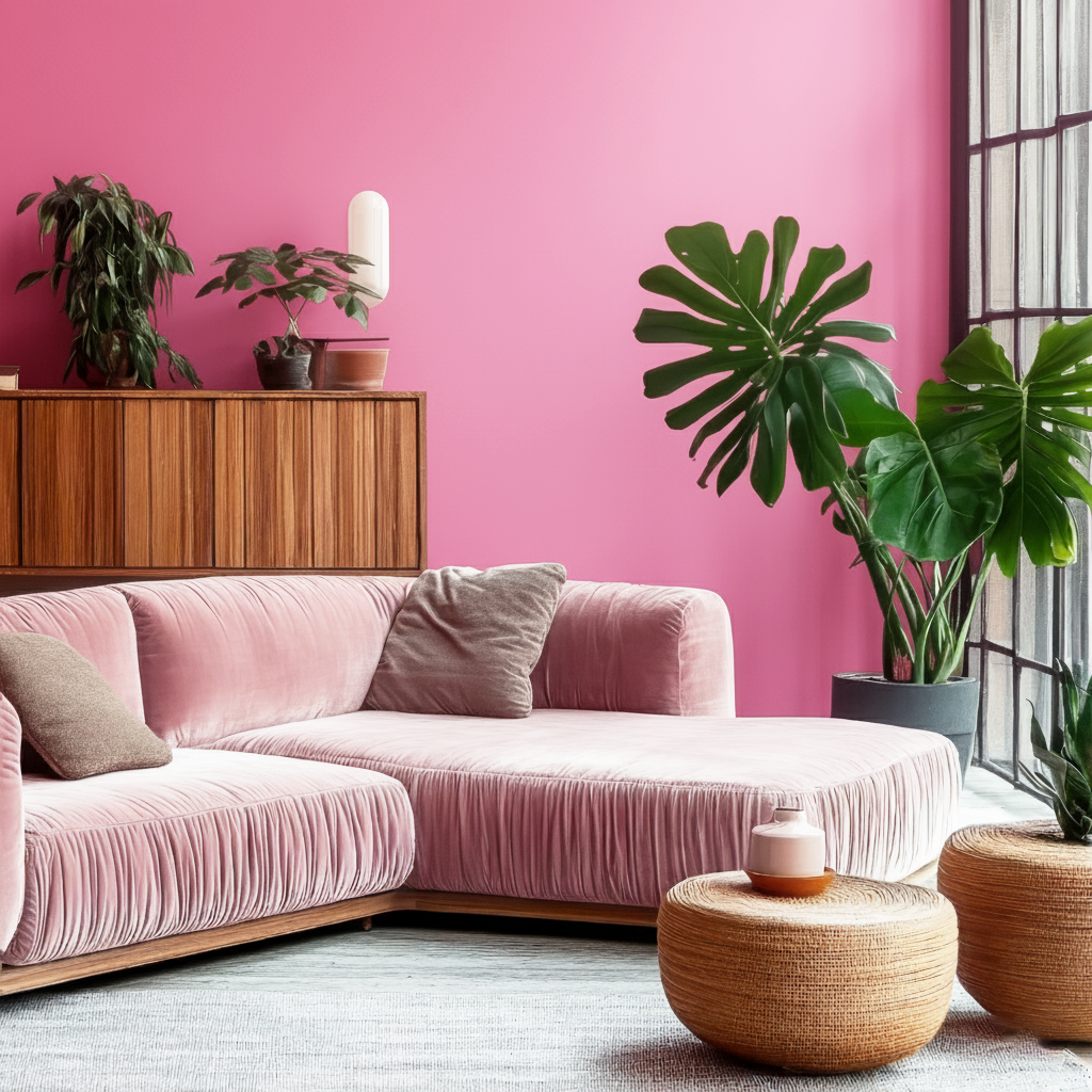 Wandfarbe edelmatt Babyrosa Prinzessinnen rosa No. 401 Design Collection 5L