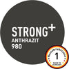 Wandfarbe Strong+ No. 980 Anthrazit, 5 l für stark beanspruchte Flächen wie Treppenhäusern - Craft Colors