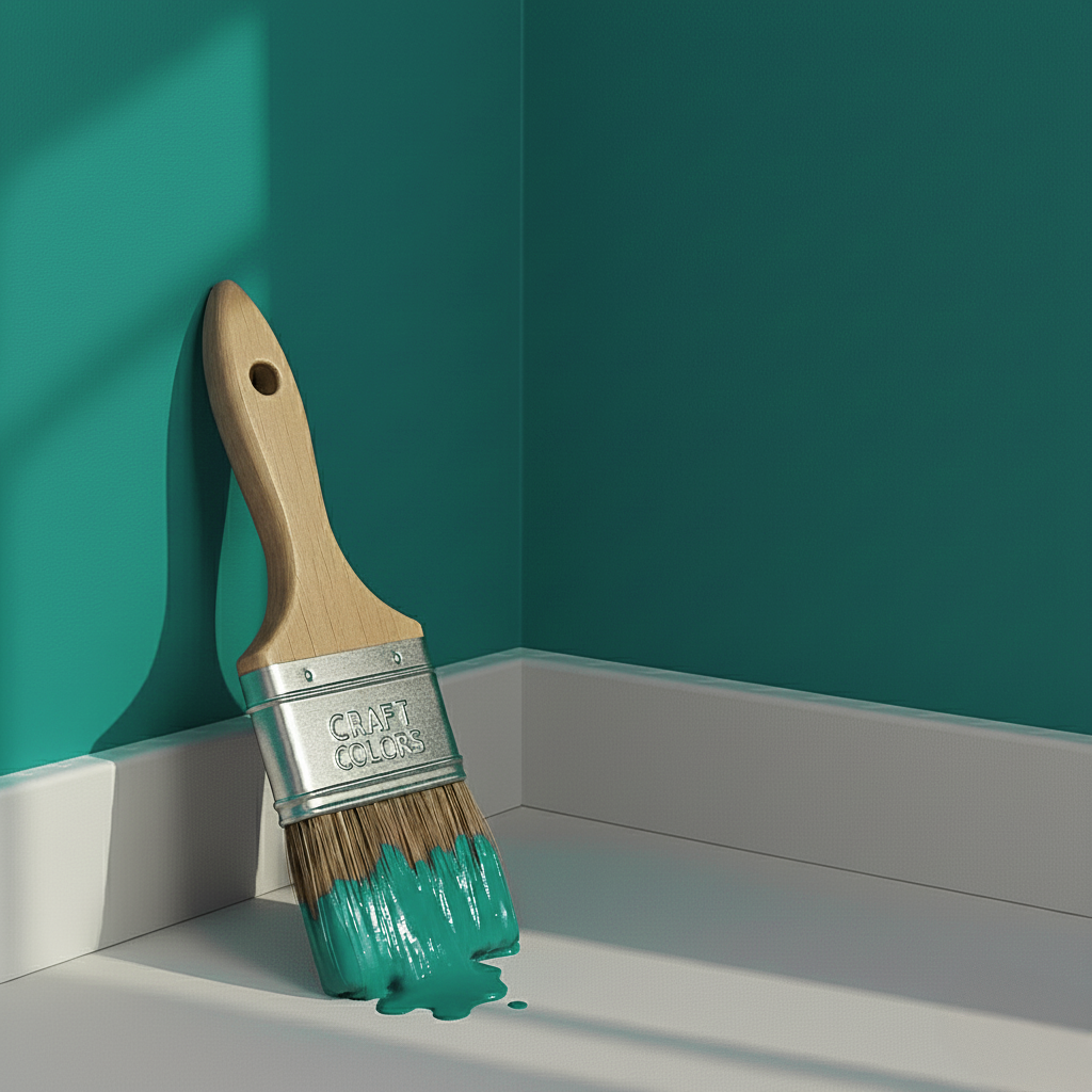 Wandfarbe edelmatt Petrol No. 570 Design Collection 5L - Craft Colors