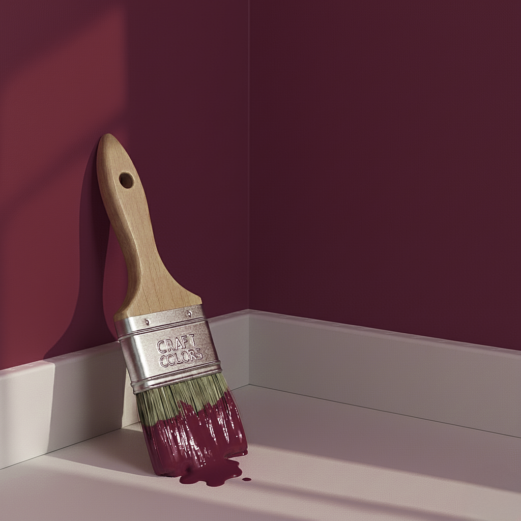 Wandfarbe edelmatt Weinrot No. 492 Design Collection 5L - Craft Colors
