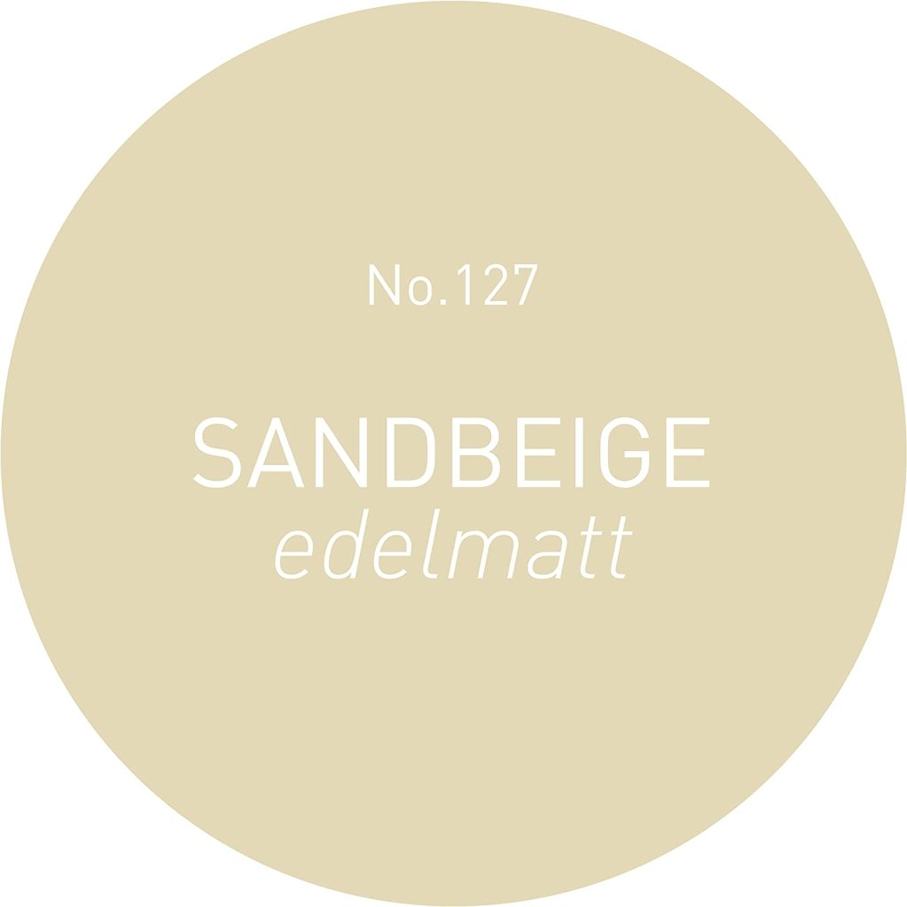 5L Wandfarbe edelmatt sand beige, Made in Germany, No.127 Design Collection - Craft Colors