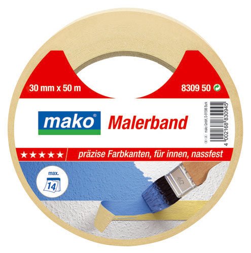 Malerband gelb | 30 mm x 50 m - Craft Colors